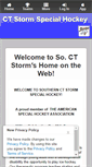 Mobile Screenshot of ctstormhockey.org