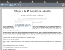 Tablet Screenshot of ctstormhockey.org